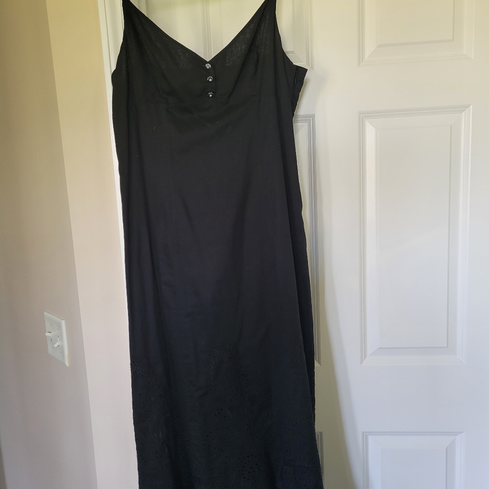 Lauren Ralph Lauren Black Sleeveless Maxi Dress